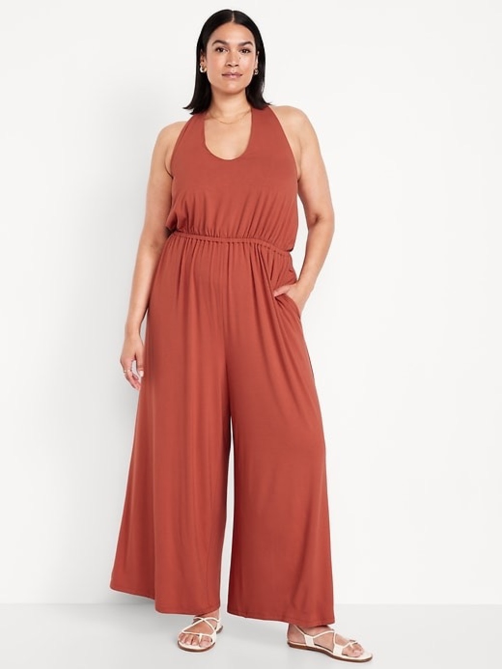 Old Navy NWT Halter Wide-Leg Jumpsuit Sz XXL